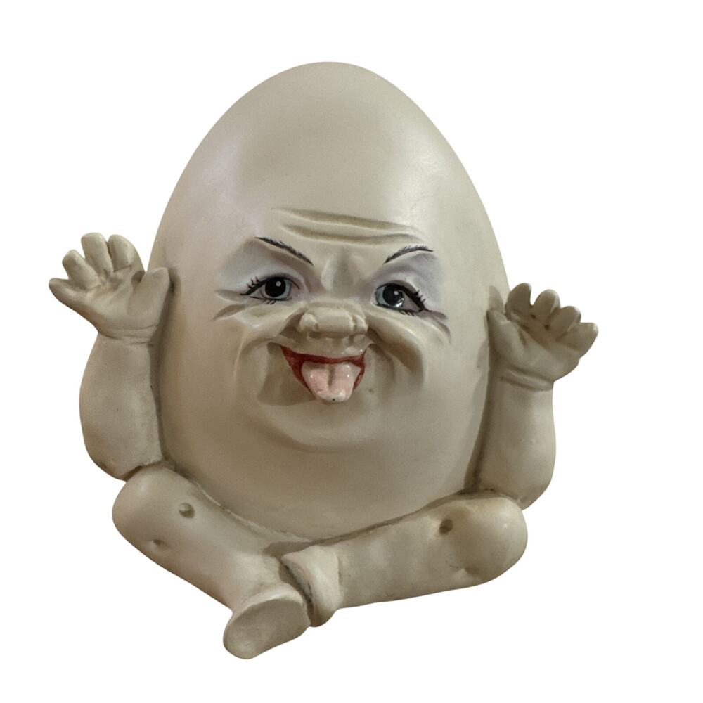 Allyson Nagel Original Porcelain Character - Very Rotten Egg Rare Signed 1994